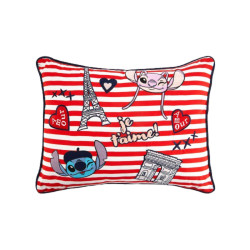 Disney Angel & Stitch Paris Badge Cushion, £12
